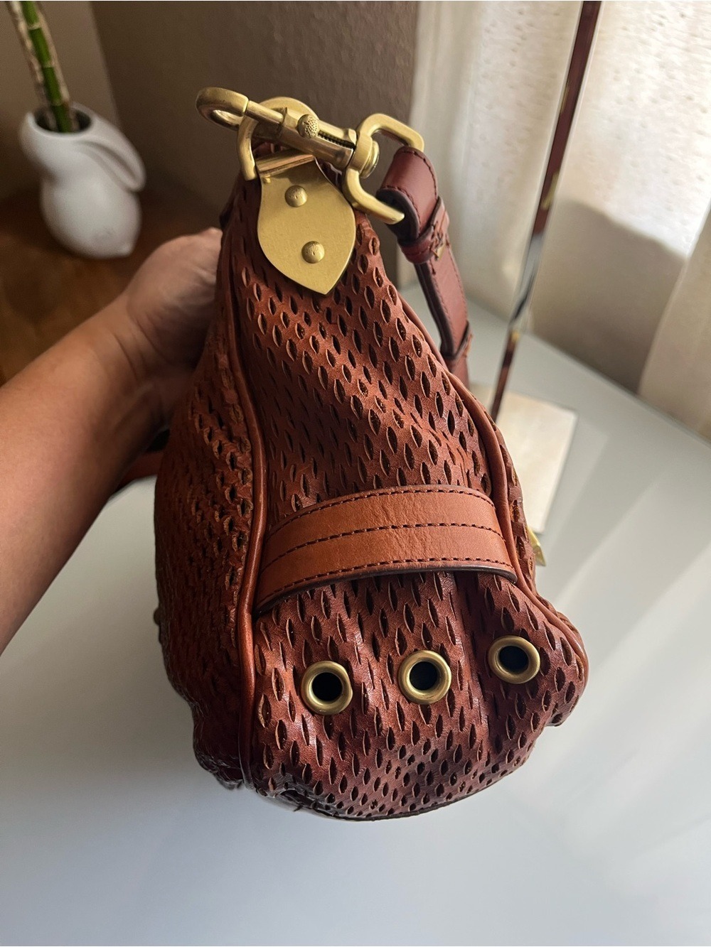 MULBERRY RARE TILLIE MESH SATCHEL - Picture 3 of 16
